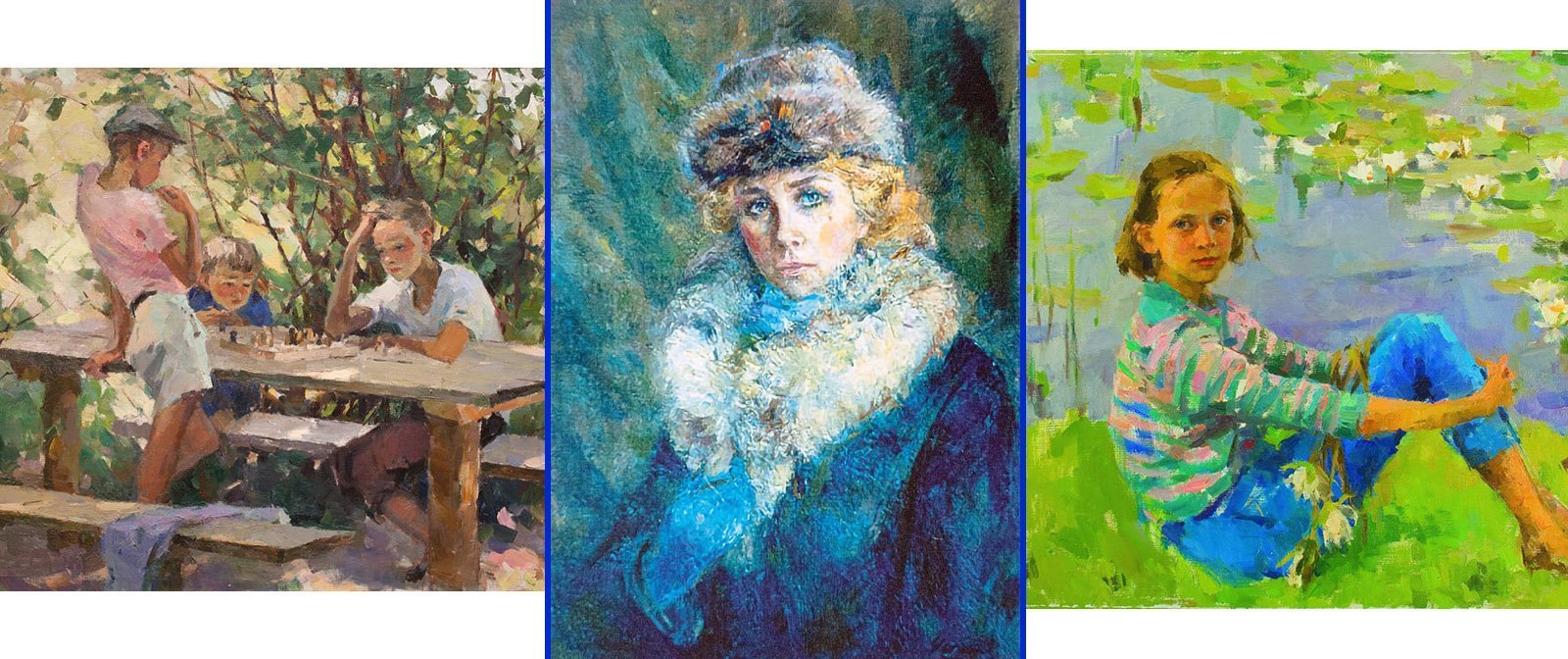Каждый советский школьник видел работы Ксении Успенской. Изумительные детские портреты художницы.