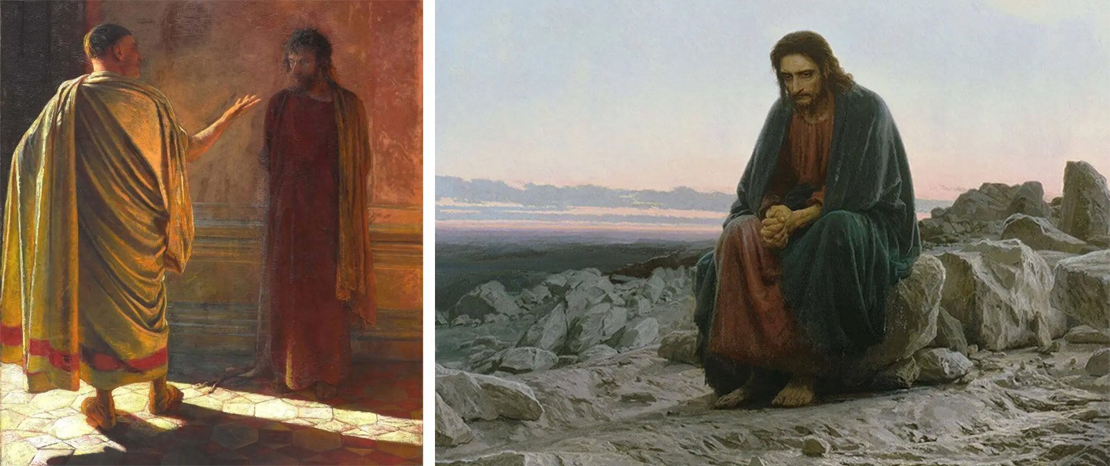 «Христос в пустыне» Крамской пошёл против канонов христианства и в чём это выражалось?