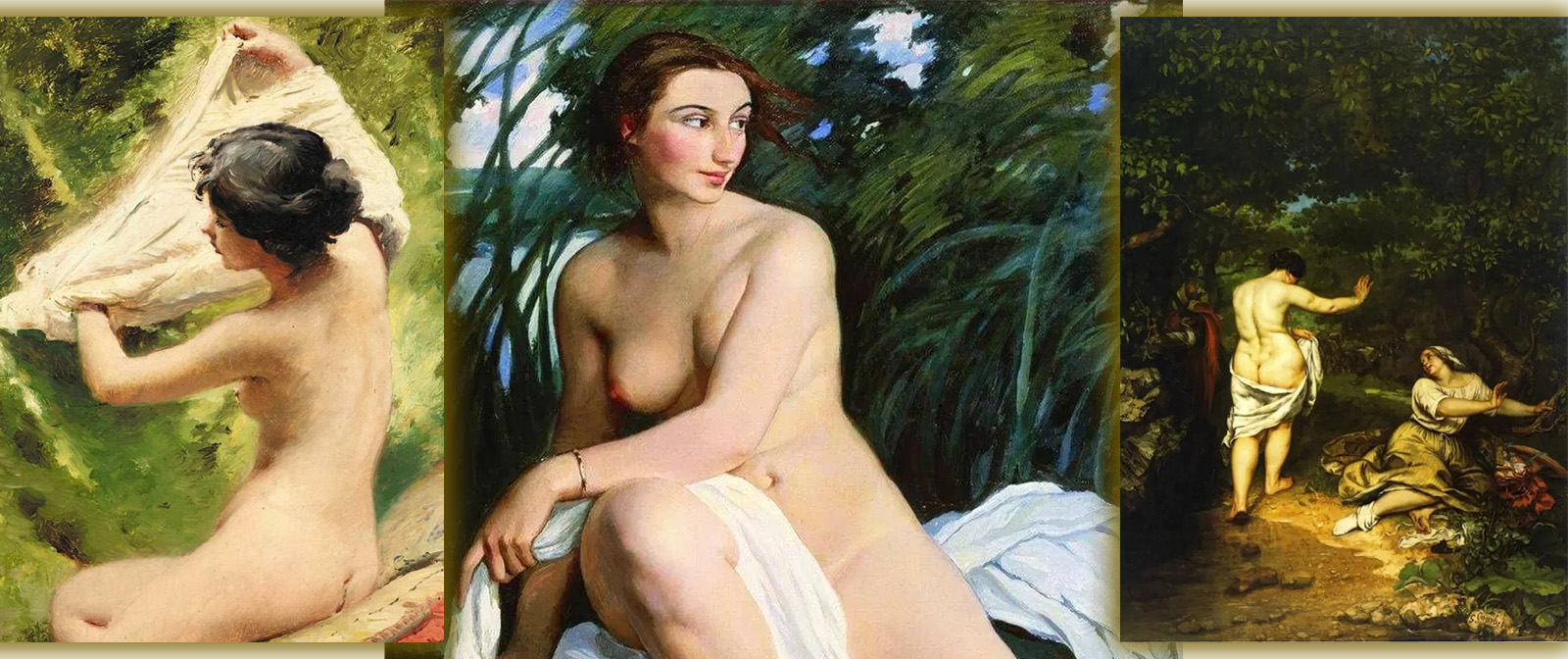 When you can't, but you really want to. Nudes in paintings by Gustave Courbet and Russian artists