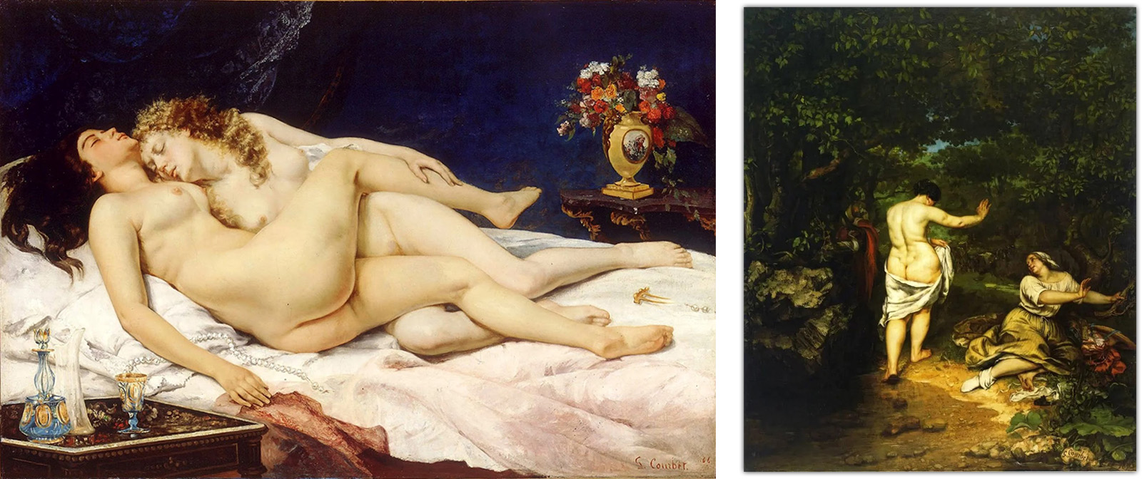 Gustave Courbet's most provocative paintings that he didn't dare to put on public display