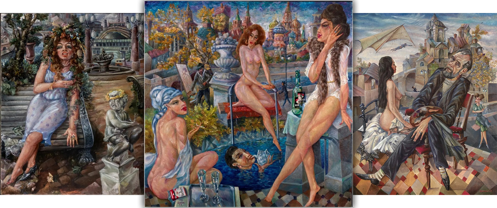 ​Запрещенный в СССР андеграундный художник Вячеслав Калинин и его провокационные картины, ставшие очень востребованными на Западе.   