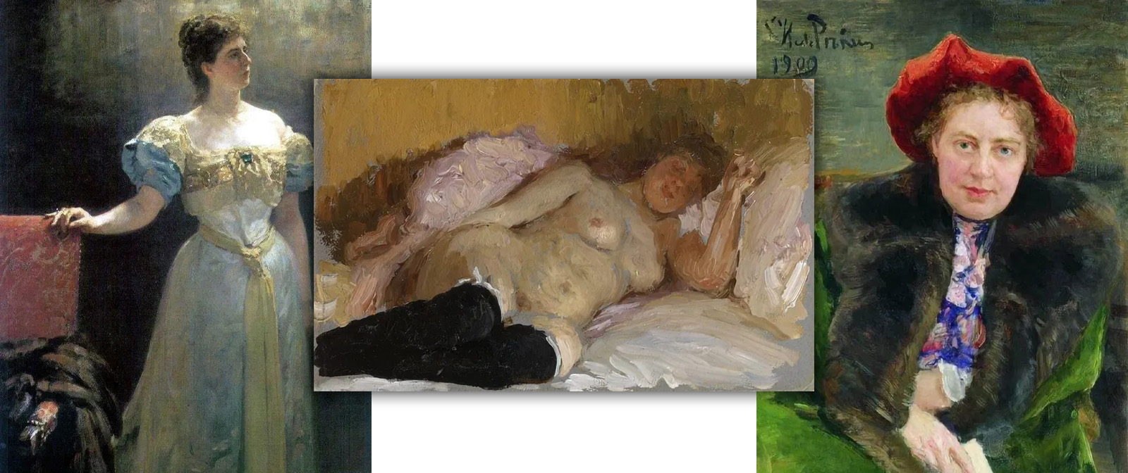 Intimate portraits of Ilya Repin, which he painted not to show the public, his relationship with Natalia Nordman and public outrage.