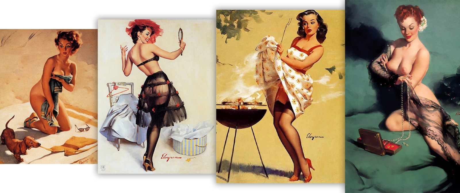 The immodest illustrations of pin-up master Gil Elvgren that still excite all men today