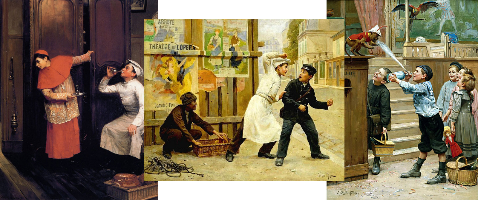 Всё по-взрослому. Впечатляющие картины Шокарн-Моро о парижских беспризорниках, вызывающие лёгкую улыбку, а иногда и неприятие. 