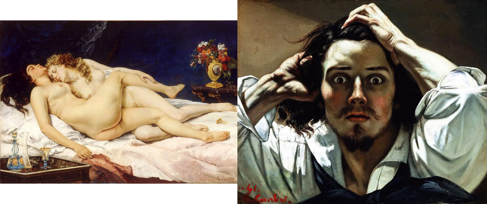 The scandalous paintings of an illiterate big man with an exorbitant ego. Was he Gustave Courbet in ordinary life?