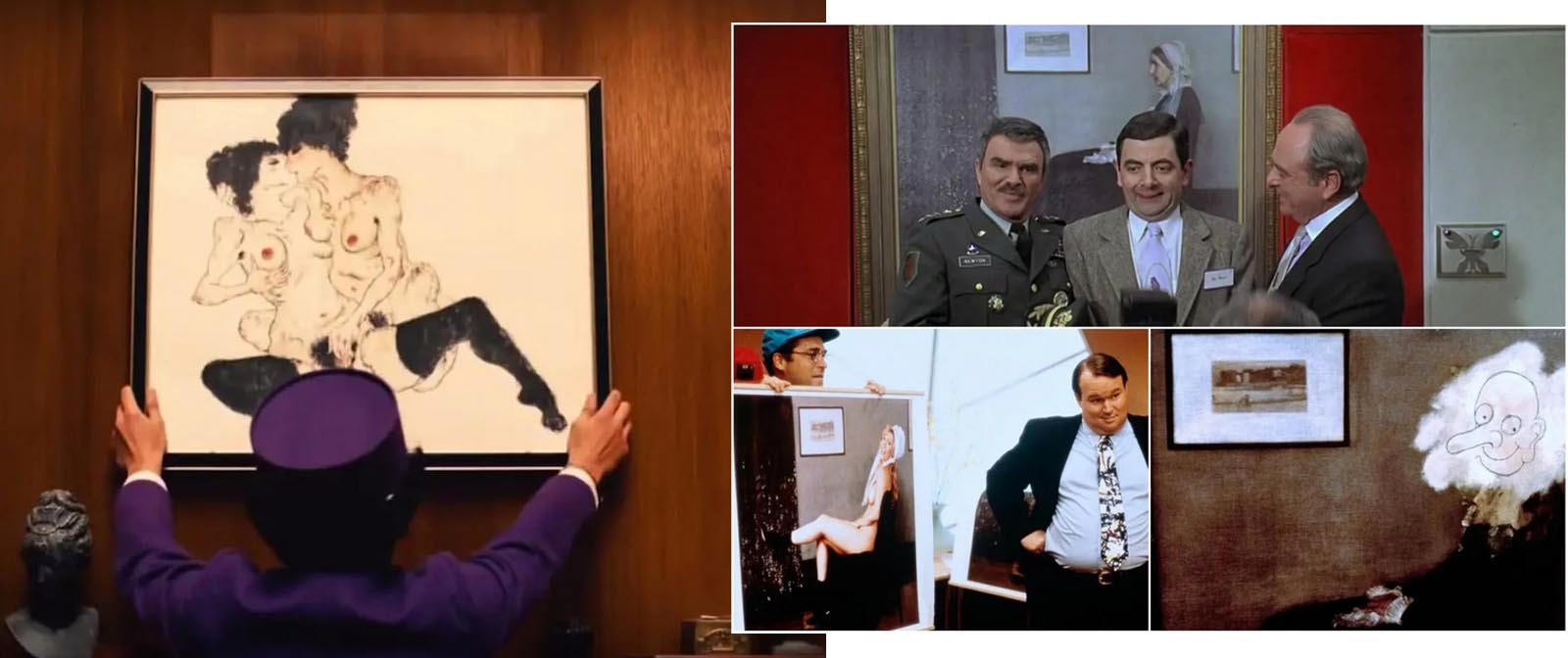 Famous pictures that have popped up in movies, without which some good movies would look strange.