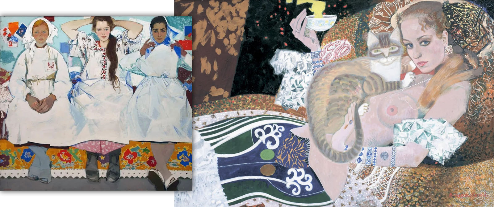 Критиковали за «голопопый лубок», но прославился совсем другими картинами. «Донецкий Климт» Виктор Зарецкий.