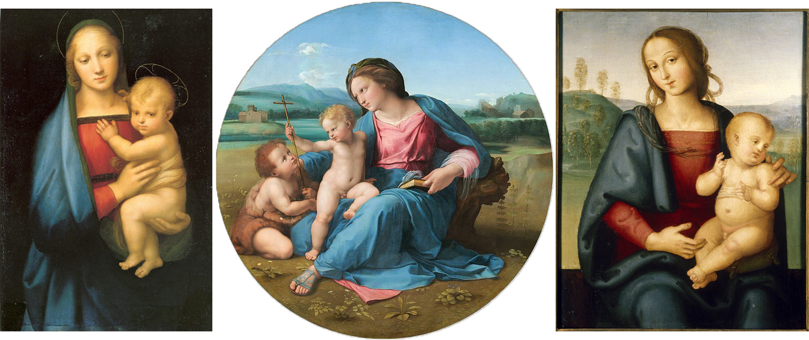 Beneficence and depravity in a painting by Raphael Santi and his stunning Madonnas that not everyone knows about.