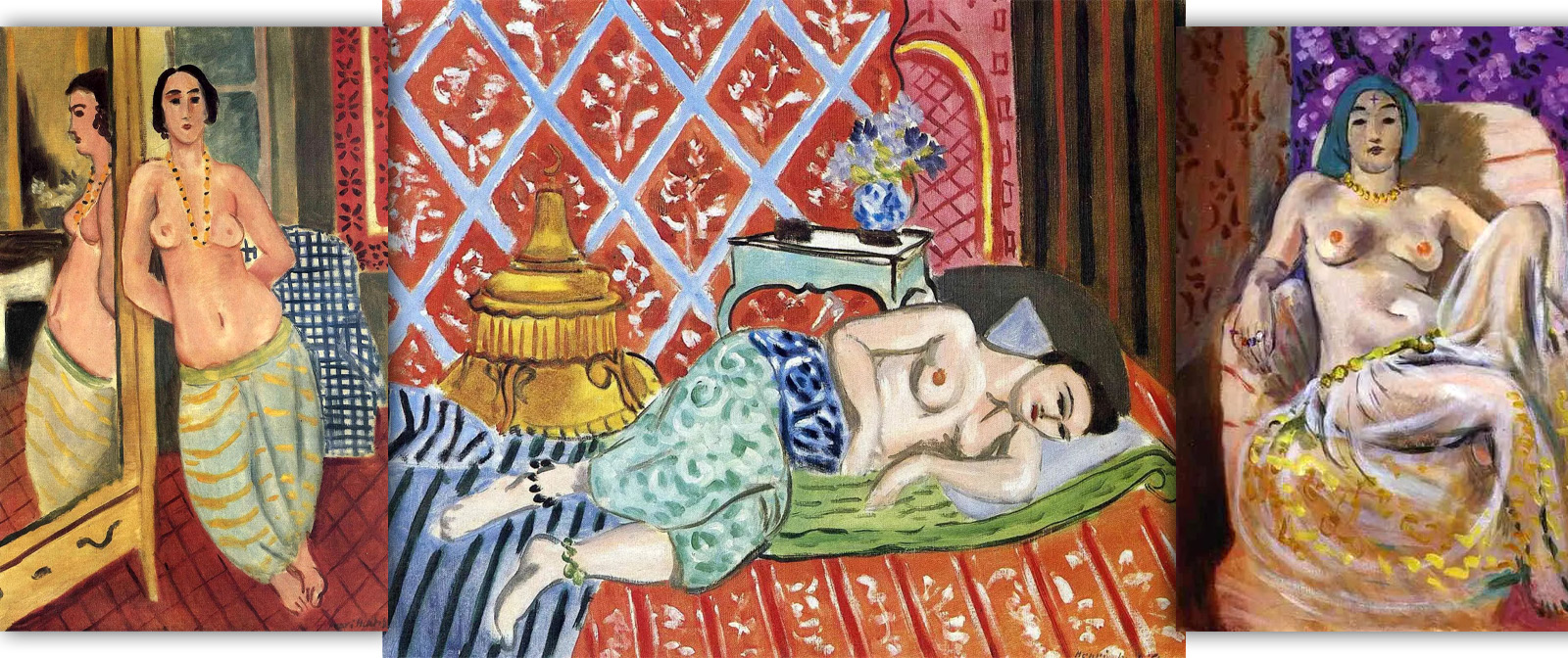 ​Нега и наслаждение. Полуобнажённые прелестные одалиски на картинах Анри Матисса