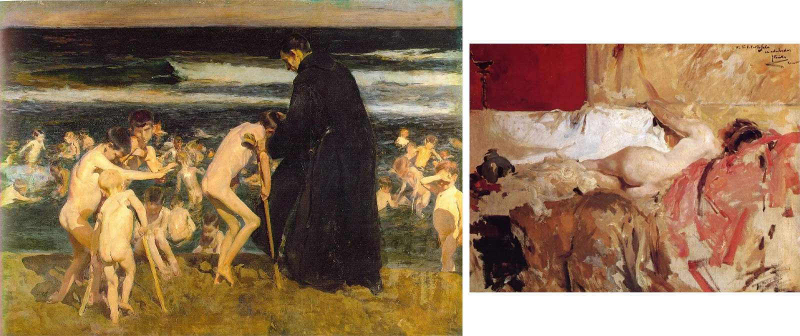 A sunny painting by Joaquin Sorolla that will leave no one indifferent. 
