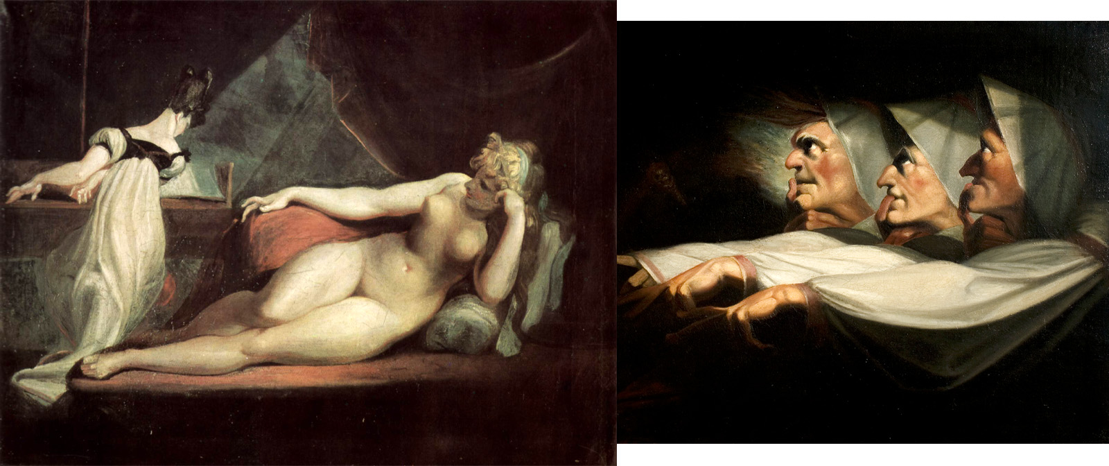 At the sight of his paintings, well-bred ladies were supposed to faint. The unusual work of Johann Fuseli