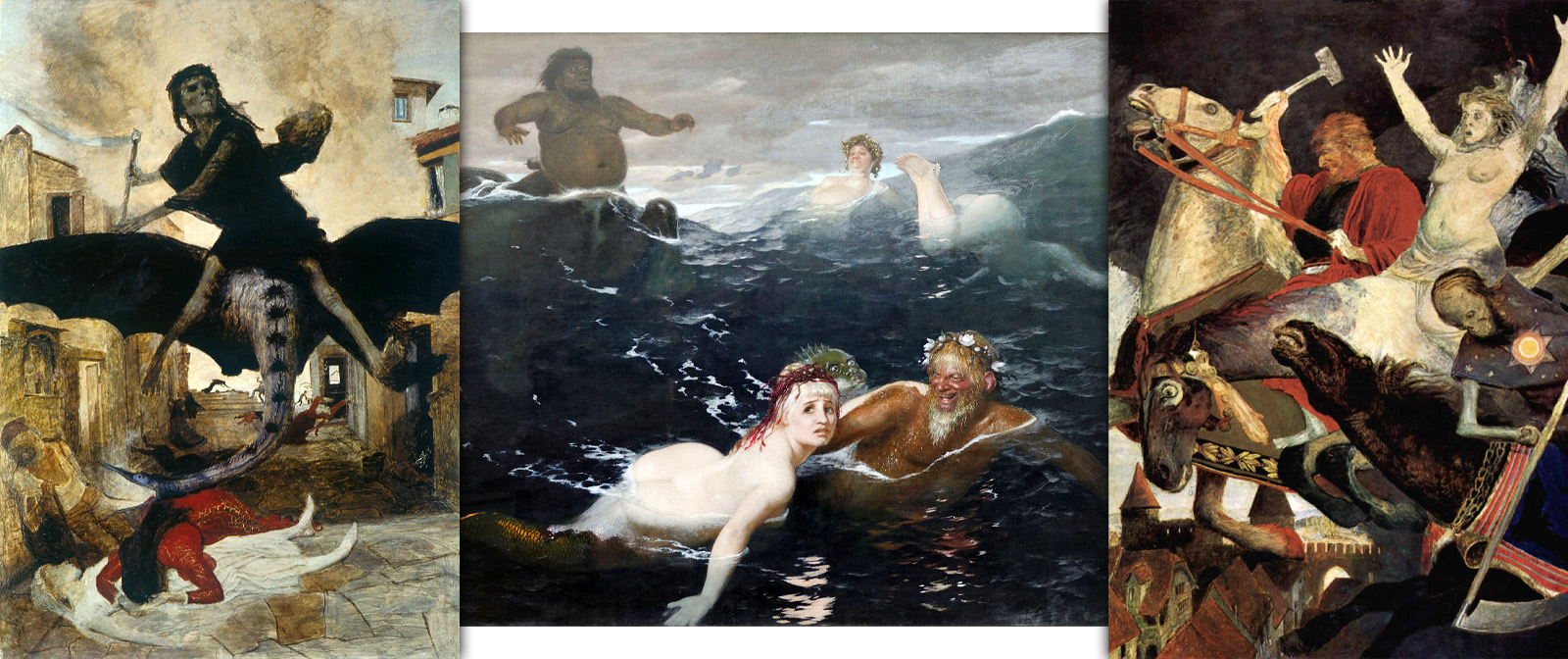 Mysterious landscapes, lustful centaurs and frivolous nymphs in the paintings of Arnold Böcklin