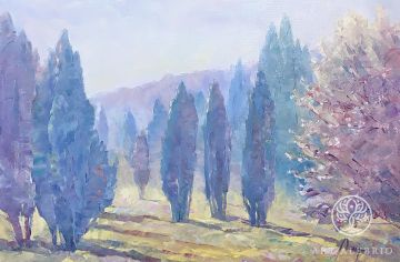 Three Comrades (Spring in the Cypress Grove)
