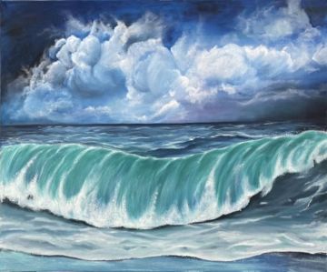 Storm / Oil painting