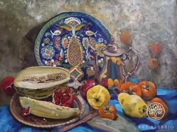 Натюрморт с крымско-татарским блюдом