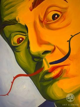Portrait of Salvador Dali