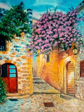 Greece. Village street