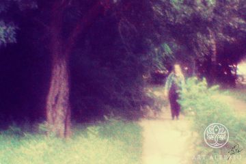 Woman And Apple Tree