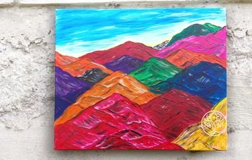 Colorful mountains