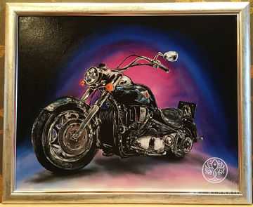 Картина «Мотоцикл Харли Дэвидсон»