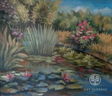 "Pond in the park "Southern Cultures"