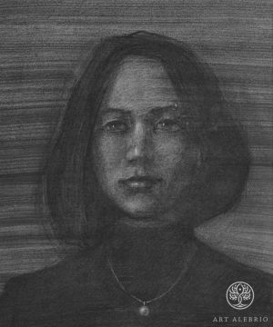 Портрет девушки с жемчужным кулоном