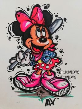 Minnie Mouse.