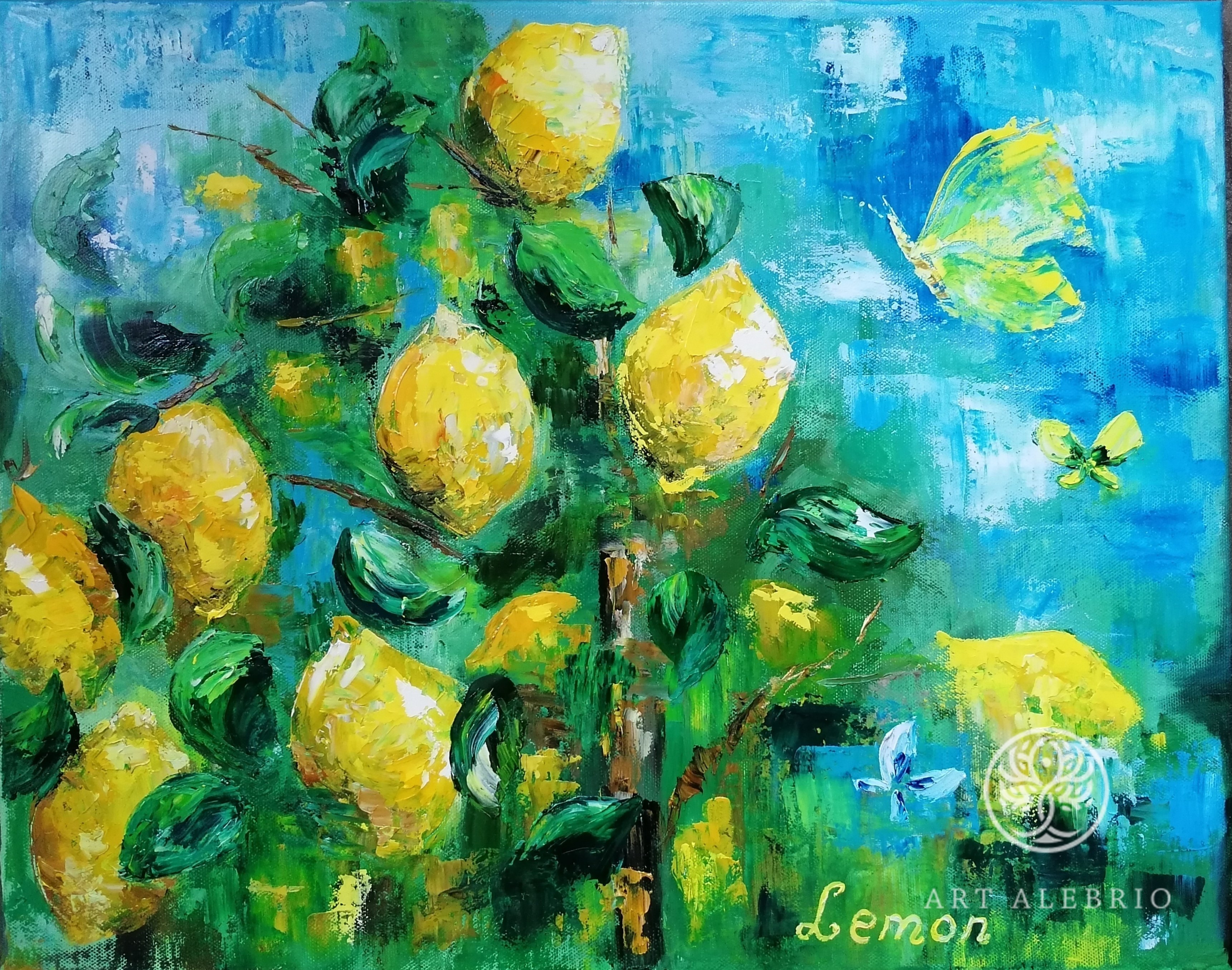 Лимоны мастихином живопись Ван Гог