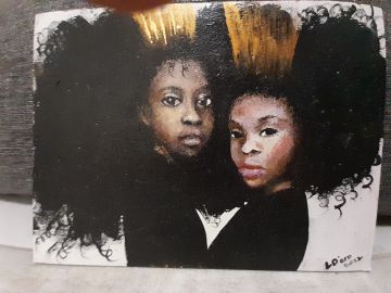 Two black princess. 