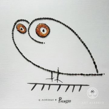 "With love to Picasso, Owl"