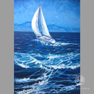 White sail