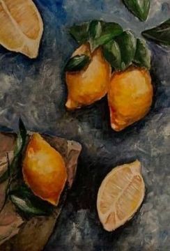 "Still life with lemons" Natalya Polynova