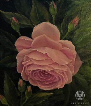 "Inhaling the scent of roses" Natalia Khakova
