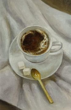 "Time to drink coffee" Natalia Khakova