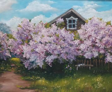 "Lilacs at home" Irina Gracheva
