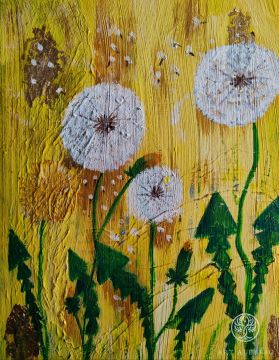 “Near the path, a dandelion dropped a yellow sarafan” Natalia Petrovykh (Nataly Shar)