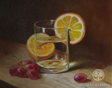 "Grapes with an orange slice" Natalya Khakova