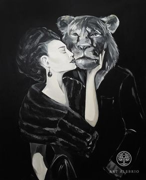 Девушка и лев (Ольга Колчина)  