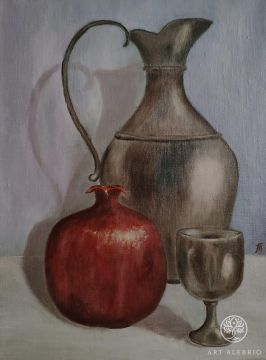 "Still life with pomegranate" Tatyana Tarasova