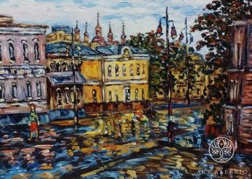 "Street after the rain" Evgeny Budenkov