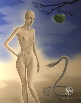 Ева и змей искуситель (Геннадий Бекаревич) 