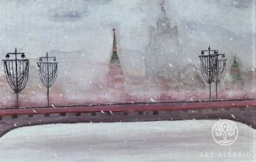"Snow over the city" Victoria Shestakova
