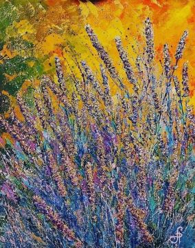 "Lavender at dawn" Lyudmila Rassomakhina