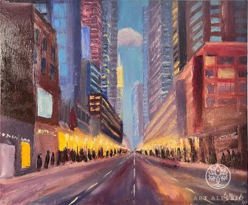 "Evening in New York" Victoria Shestakova