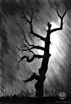 Старое дерево в грозу / Old Tree in a Thunderstorm