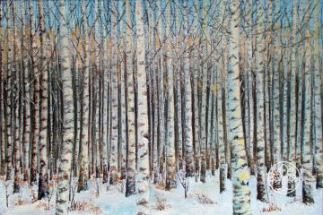 Березовая роща зимой / Birch Grove in Winter