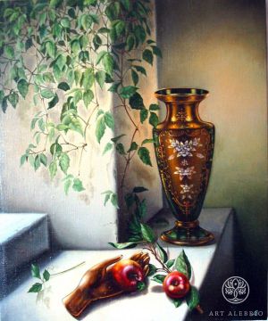 Still-life with a Vase and Apples / Still-life with a Vase and Apples