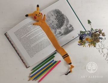 Bookmark for Pikachu books