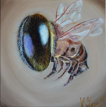 "Bee" (First work from the collection "Eye of Genesis")