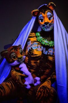 Tigress in neon